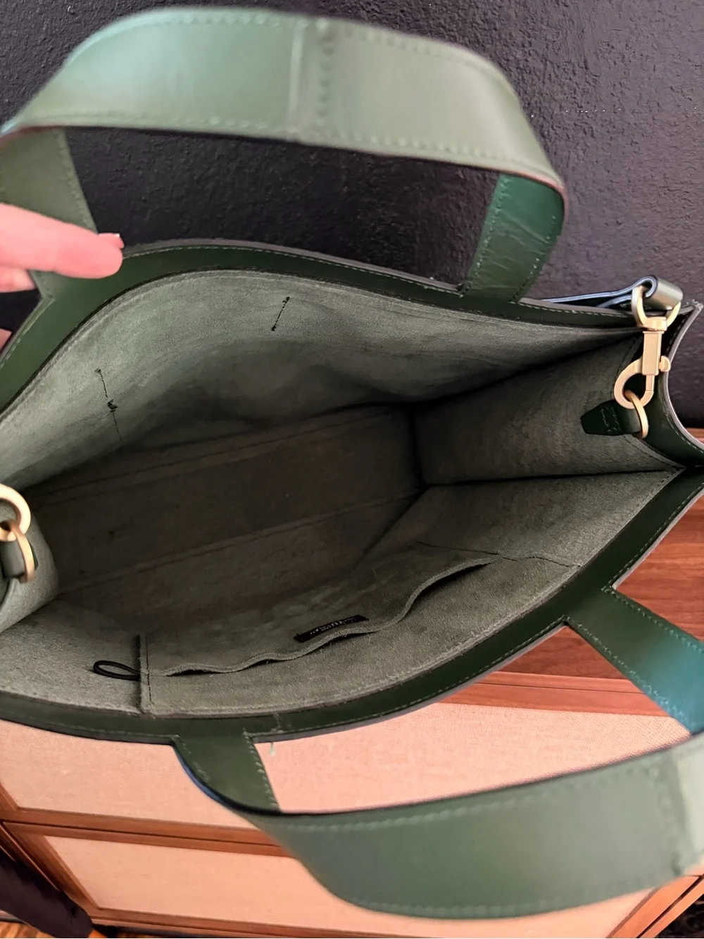Rare Vintage Kate Spade Saturday Inside Out Structured Tote